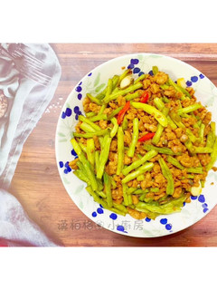 四季豆炒肉末 的食譜成品照片