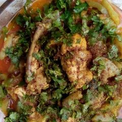 A picture of Namkeen kdu chicken ka salan.