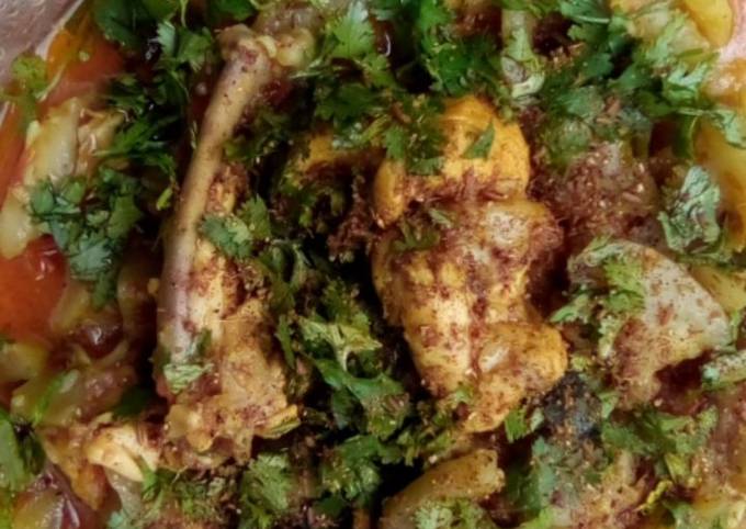 Namkeen kdu chicken ka salan