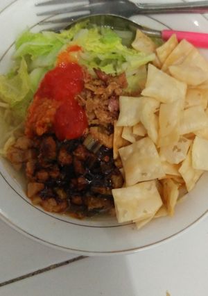 Foto resep Mie ayam pangsit