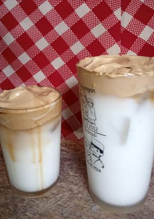 Foto resep Dalgona Coffe (Tanpa Mixer)