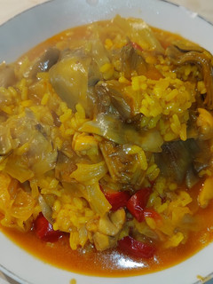 Una foto de Arroz caldoso