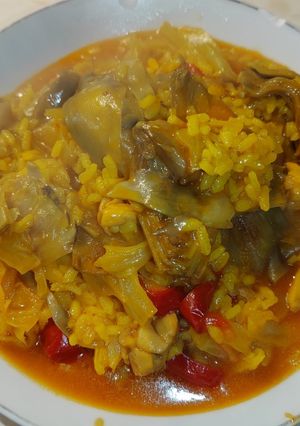 Una foto de Arroz caldoso