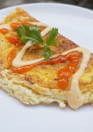 Foto resep Fluffy Souffle Omelette