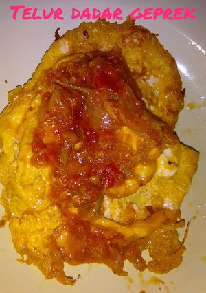 Foto resep Telur dadar geprek