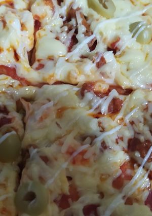 صورة لوصفة بيتزا كاري 🍕🍕