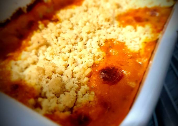 Crumble tomates / chèvre