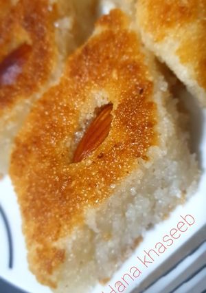 صورة لوصفة هريسة جوز الهند