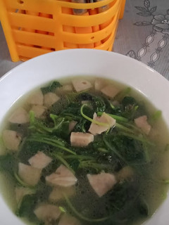 Foto resep Sayur bening bayam baso