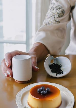 Una foto de Budín de Pan con Té Negro Darjeeling Orgánico