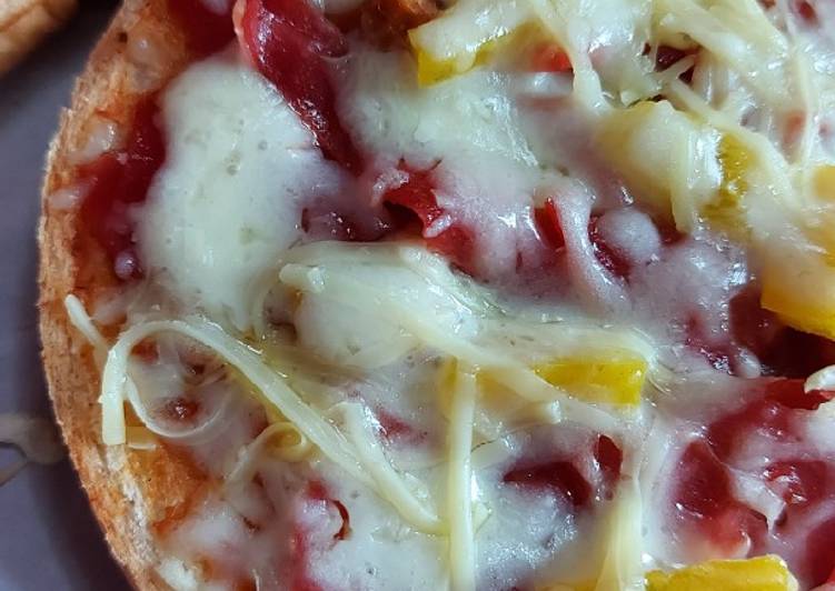 Resep Pizza roti tawar 5 menit yang enak dan Mudah Dibuat