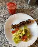 Pinchos venezolanos de carne light 😋