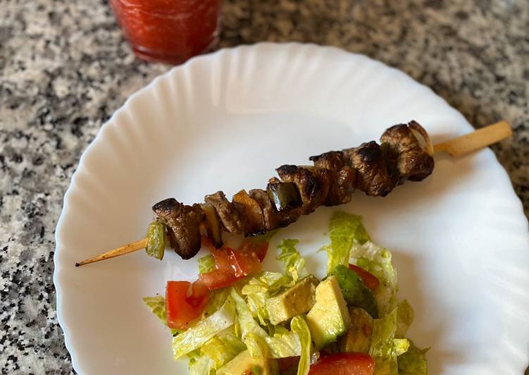 Pinchos venezolanos de carne light 😋