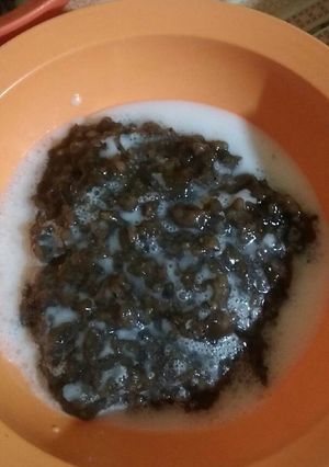 Foto resep Bubur ketan item magic com
