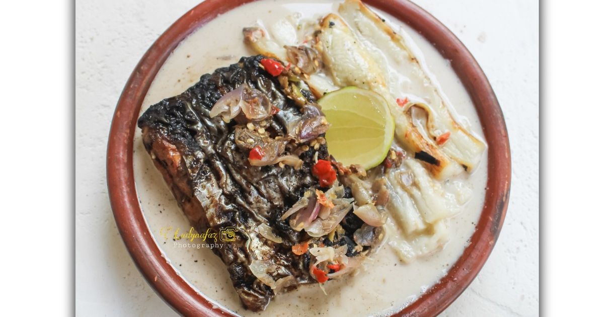 Patin, Terong Bakar Kuah Santan