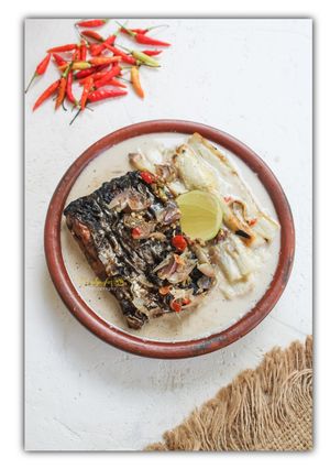 Foto resep Patin, Terong Bakar Kuah Santan