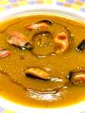 Vellutata di zucca e cozze