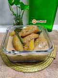 Pengat Pisang Sagu Hijau