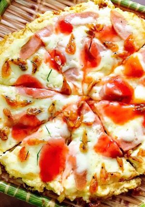 Hình của món Pizza keto.