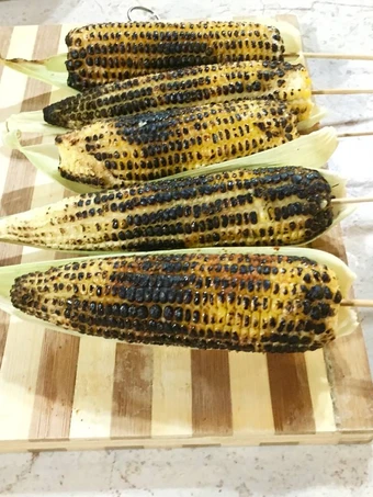 Easy Way Make 100% local - Roast Corn and Sweet Potato Pie which Delicious