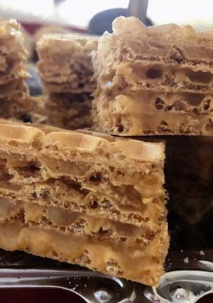 Omlós vajkaramellás ostya recept fotója