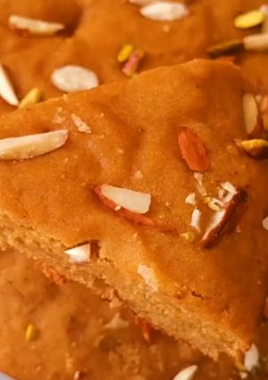 A picture of Wheatflour Banana Jaggery Cake.