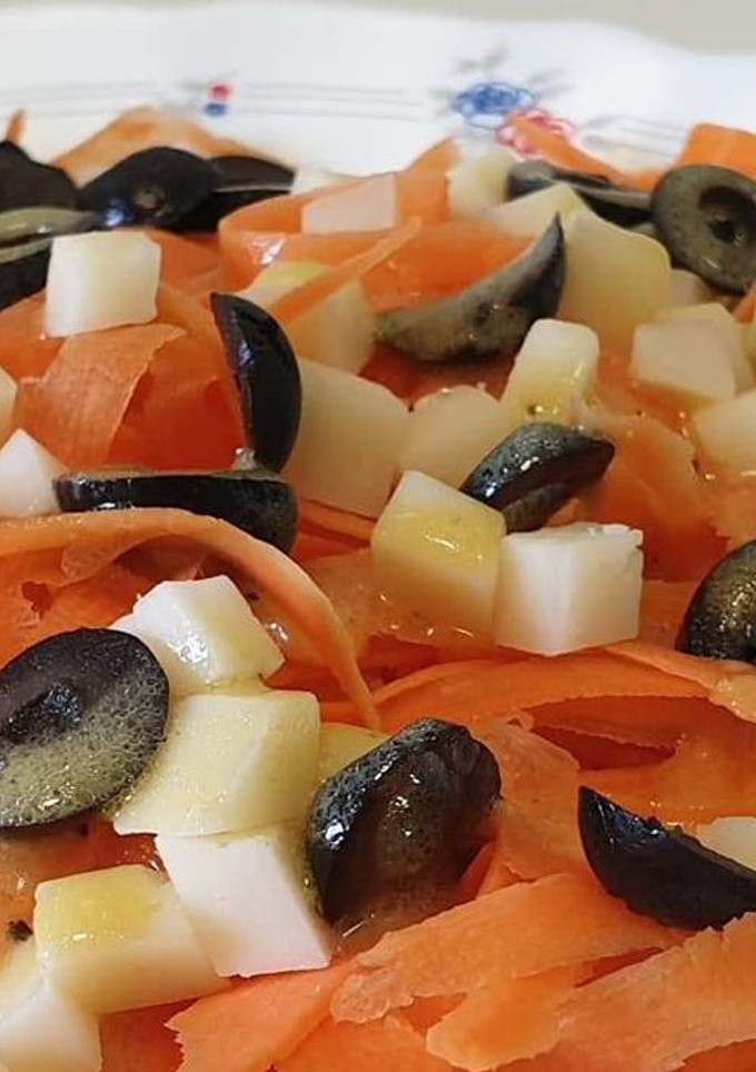 Una foto de Ensalada de zanahoria