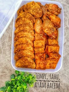 Foto resep Tempe, Tahu, Ayam Bacem