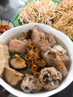 Hình của món Bún mọc giò heo.