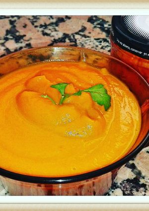 Una foto de Crema de calabaza