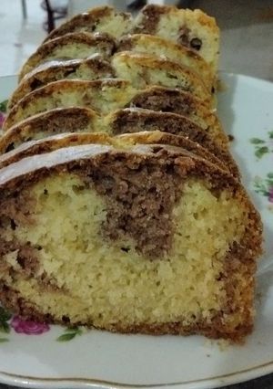 عکسی از دستور کیک وانیلی و کاکائویی (دورنگ)