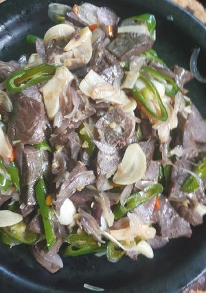 Foto resep Oseng Paru Cabai Hijau