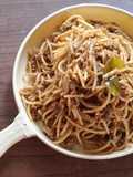 Spaghetti bumbu soto Pekalongan