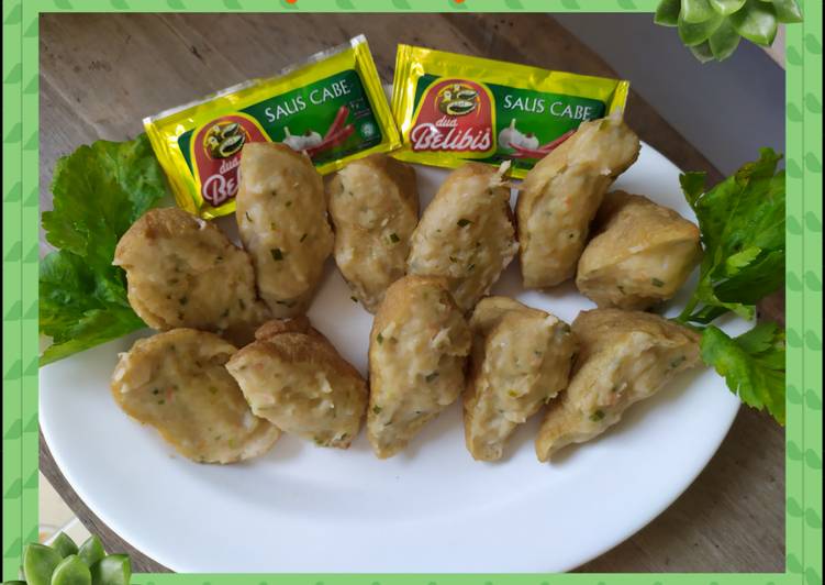 Resep @MANTAP Tahu Bakso Ayam udang masakan rumahan simple