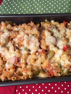 Una foto de Macarrones con atún y queso gratinados al horno