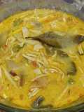 Sayur lodeh jantung pisang