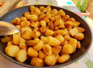 Foto di Patate cornette in padella