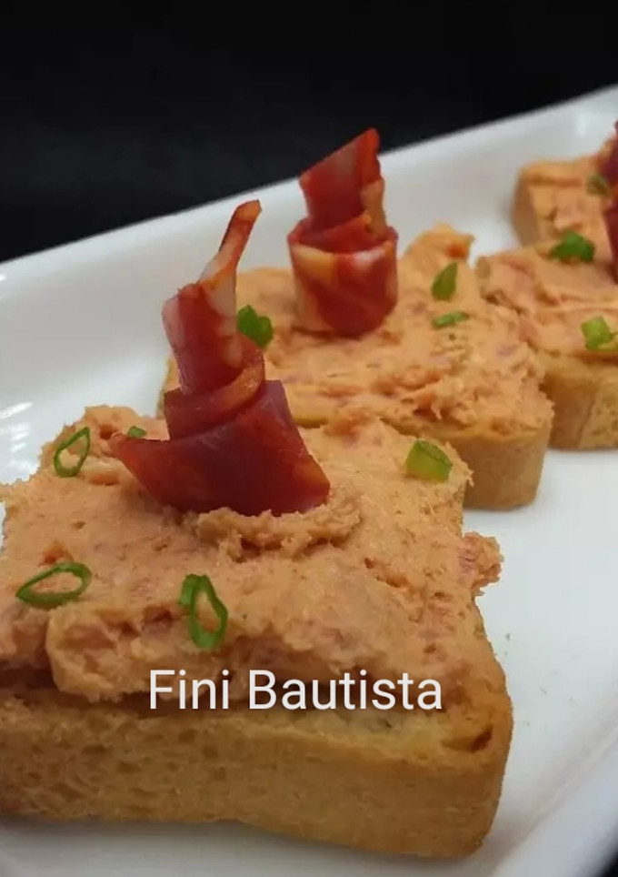 Una foto de Paté de chorizo (canapé)