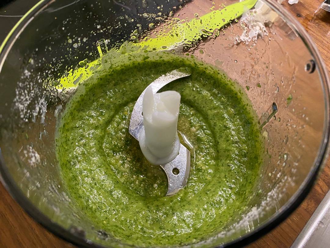 Házi pesztó recept recept fotó