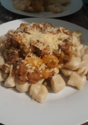Una foto de Ñoquis caseros