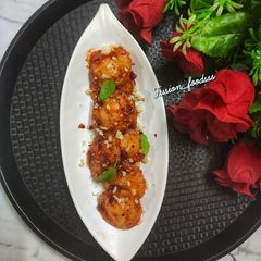 A picture of Cheese Ravioli stuffed with paneer corn and herbs.