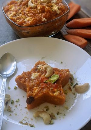 A picture of Gajar halwa.