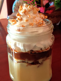 Una foto de Postre en frasco