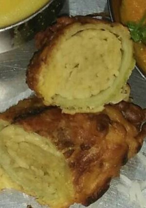 A picture of Maggi stuff Karela.