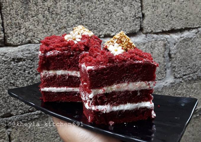 Resep Eggless Red Velvet Cake Ala Kheyla Super Easy