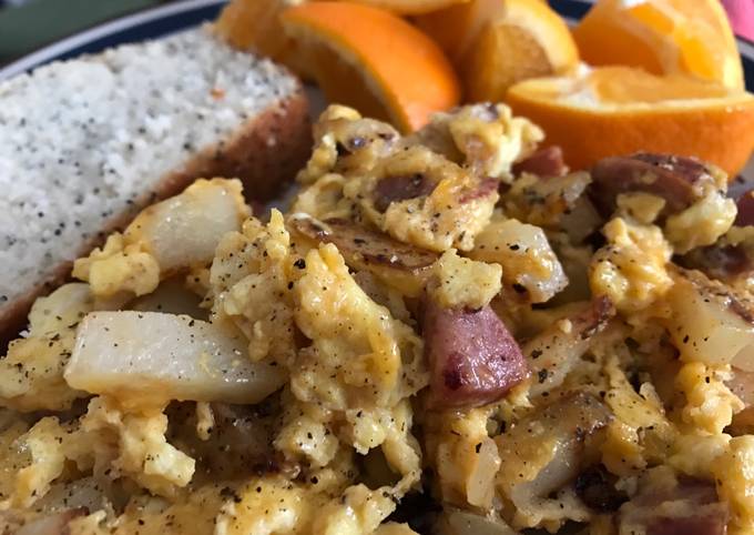 One pan breakfast hash