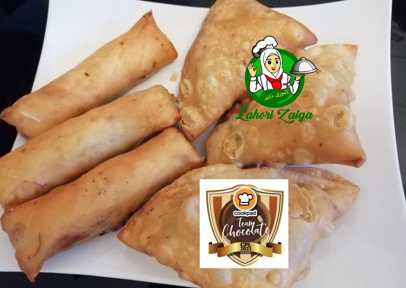 Chicken qeema rolls