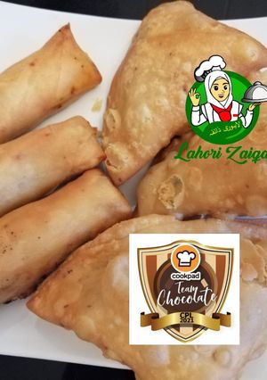 A picture of Chicken qeema rolls.