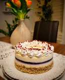 Áfonyás vanília torta