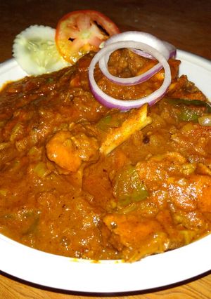 A picture of Kadhai chicken.